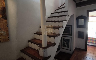 Preciosa y tradicional casa de pueblo en altea con vistas al mar.